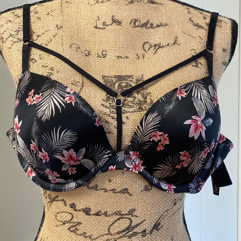 VS Floral Pushup Bra - 34C